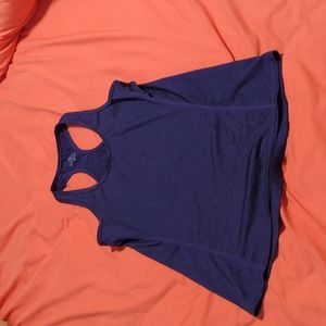 Purple workout tank